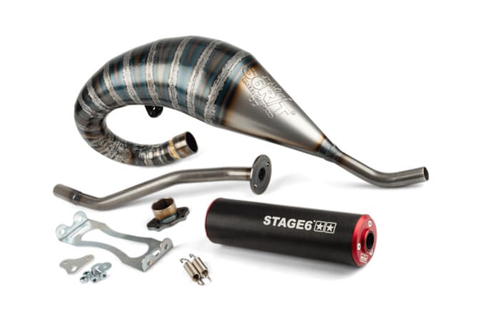 S6-96193752 Scarico senza silenziatore Derbi Stage6 R/T 70 - 80 high-mount, COD: S6-96193752