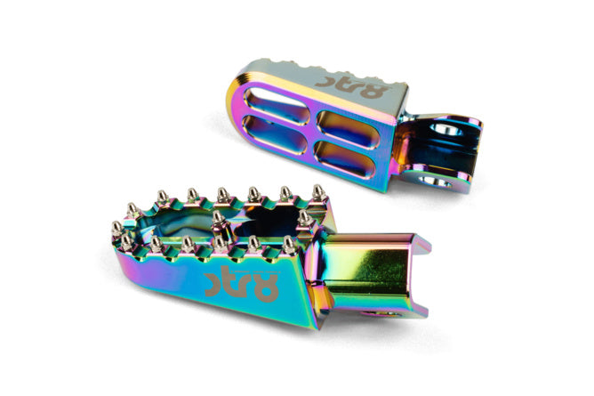 STR-220.20/NC Poggiapiedi Derbi STR8 CNC Neochrome (set)