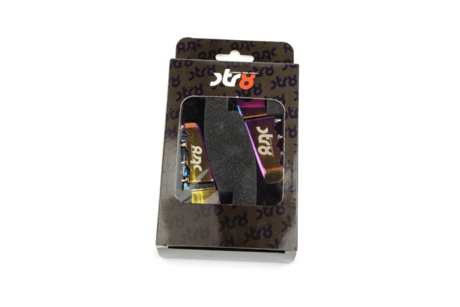 STR-220.21/NC Poggiapiedi passeggero Derbi STR8 CNC Neochrome (set) - Billaricambi SRLS