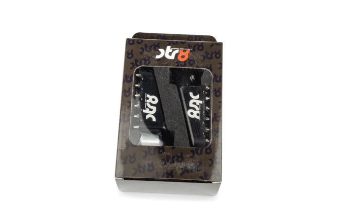 STR-220.22/BK Poggiapiedi Rieju MRT STR8 CNC Nero (Set)