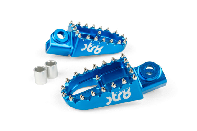 STR-220.22/BL Repose-pieds Rieju MRT STR8 CNC Bleu (Jeu)