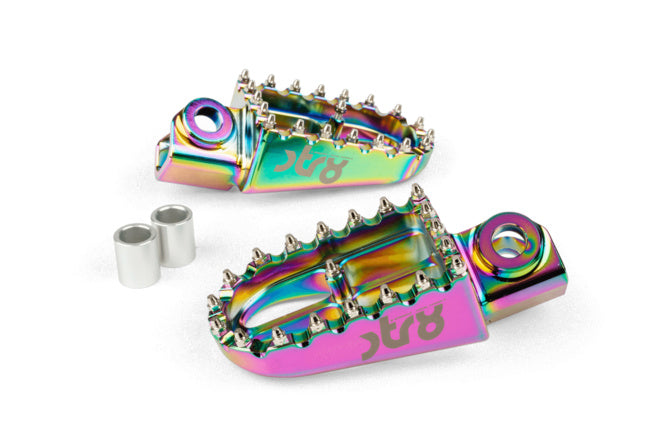 STR-220.22/NC Poggiapiedi Rieju MRT STR8 CNC Neochrome (set)