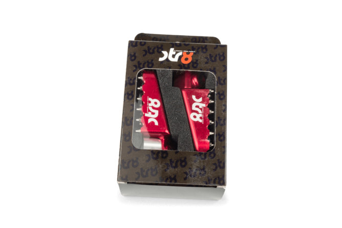 STR-220.22/RE Poggiapiedi Rieju MRT STR8 CNC Rosso (Set)