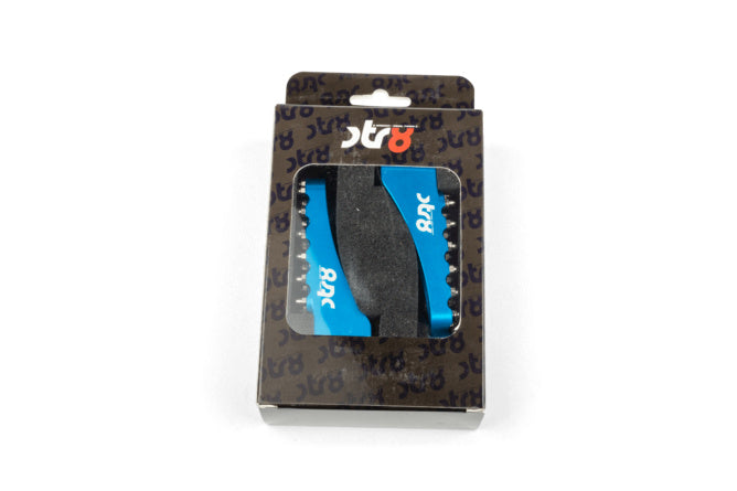 STR-220.23/BL Poggiapiedi passagero Rieju MRT STR8 CNC Blu (Set)
