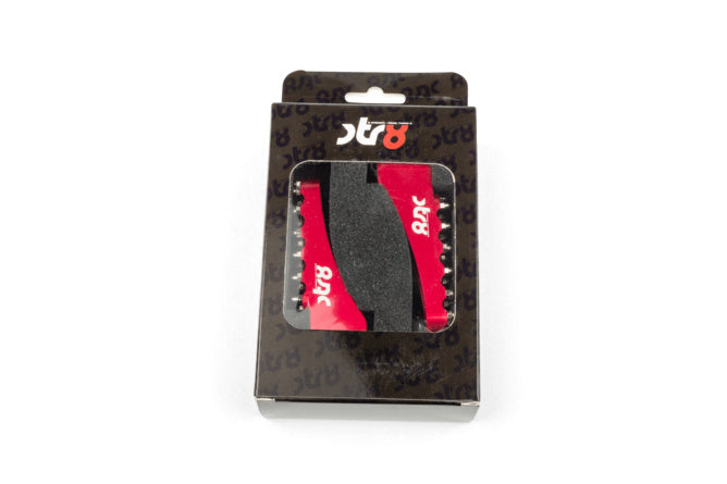 STR-220.23/RE Poggiapiedi passagero Rieju MRT STR8 CNC Rosso (Set)