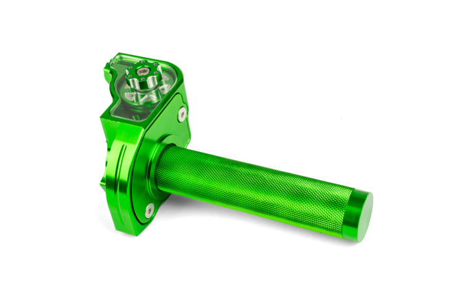 MF45.00016/GR Comando gas rapido MotoForce Racing CNC alluminio Verde