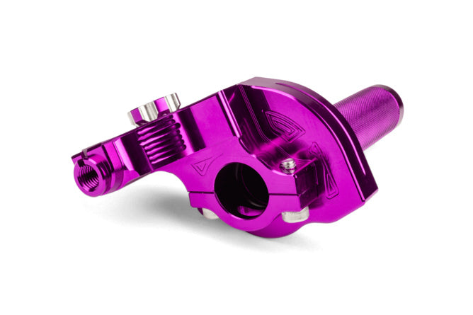 MF45.00016/PU Comando gas rapido CNC alluminio MotoForce Racing Viola