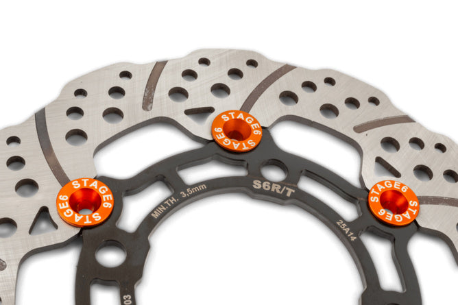 S6-1219903 Disco freno flottante 220 mm - 4 fori Stage6 R/T Pit Bike