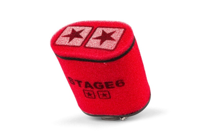 S6-35022/RE Filtro aria Stage6 Racing ovale d.70mm rosso