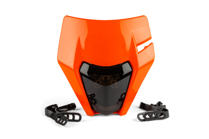 STR-599.18/OR Faro LED KTM EXC arancione / vetro sfumato