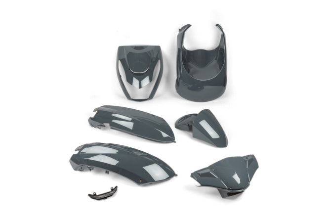STR-931/ND Kit carena Peugeot Kisbee grigio Nardo 7 pezzi - Billaricambi SRLS