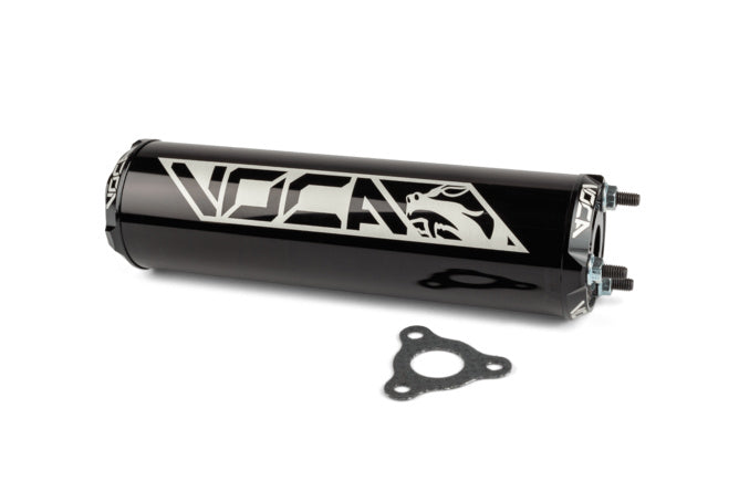 VCR-RD30400/BKBK Silenziatore Voca Alu CNC nero / nero - Billaricambi SRLS