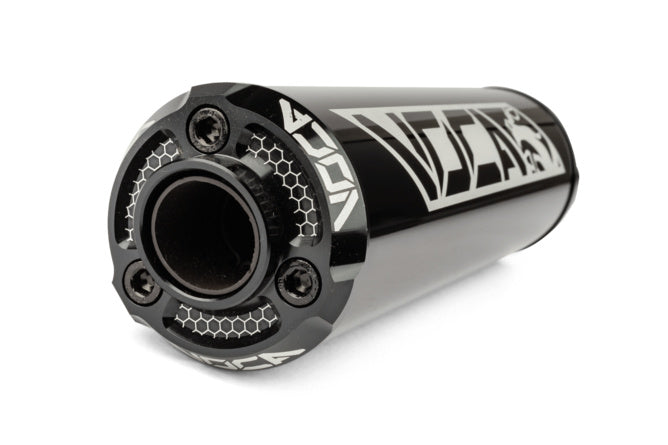 VCR-RD30400/BKBK Silenziatore Voca Alu CNC nero / nero
