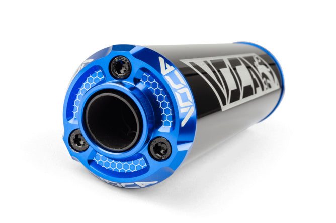 VCR-RD30400/BKBL Silenziatore Voca Alu CNC nero / blu