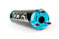 VCR-RD30400/BKCY Silenziatore Voca Alu CNC nero / turchese - Billaricambi SRLS