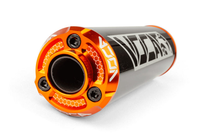 Silencieux Voca Alu CNC noir/orange VCR-RD30400/BKOR