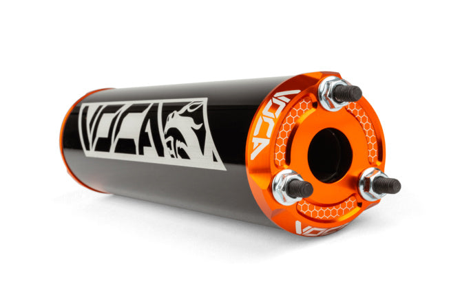 Silencieux Voca Alu CNC noir/orange VCR-RD30400/BKOR
