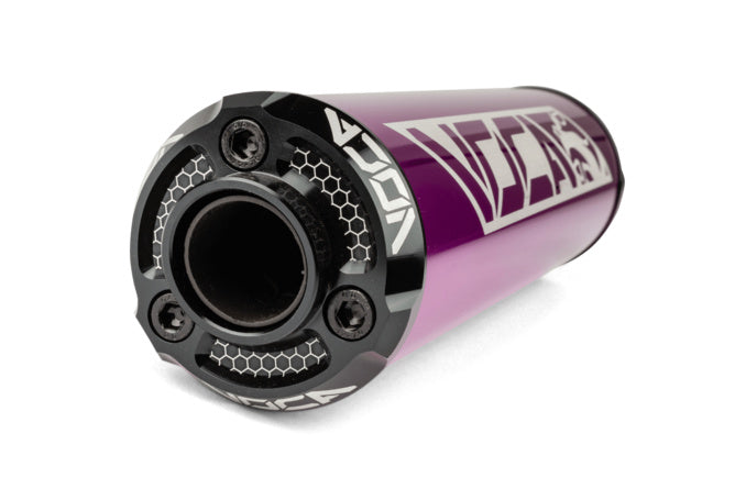 VCR-RD30400/PUBK Silenziatore Voca Alu CNC viola / nero - Billaricambi SRLS
