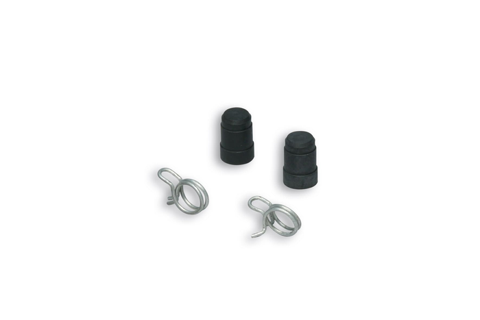 1012877 malossi 2 tappi d. interno 4,8 mm con fascette per chiusura tubetti presenti sulle teste degli scooter