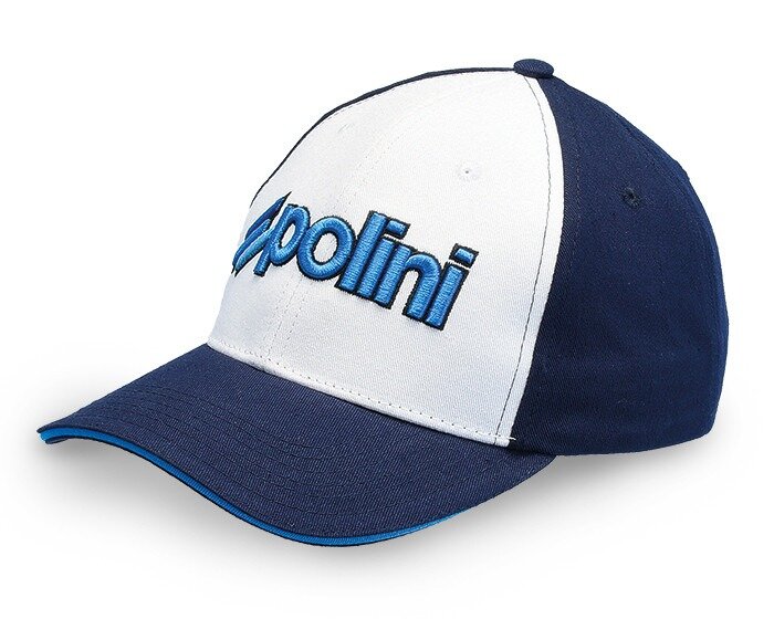 P098.2673 Cappellino Polini 2024 bianco / blu