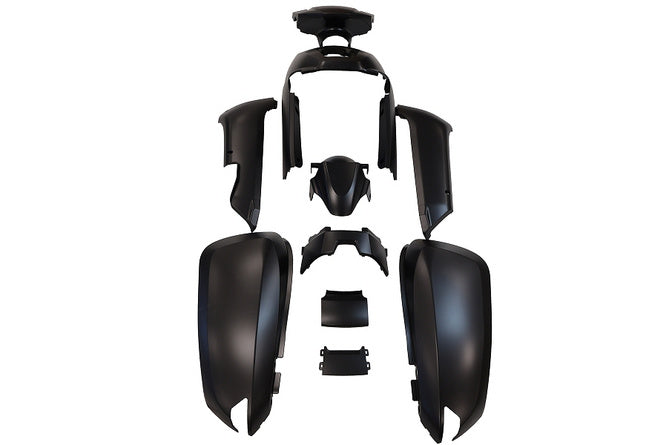 A353103 Kit carena 11 pezzi TNT Halo nero opaco - Billaricambi SRLS