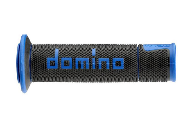DOMA45041C4840B7-0 Manopole Domino A450 On-Road Racing nero / blu (aperte) - Billaricambi SRLS
