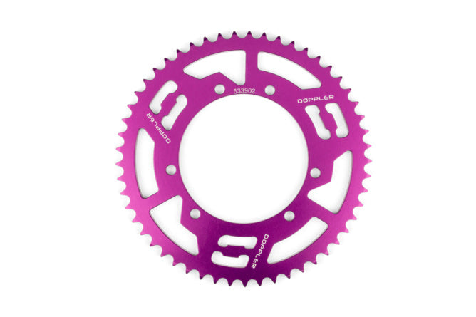 CGN533902 Corona 53 denti - 428 Doppler alluminio CNC viola Sherco Enduro 50
