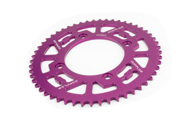 CGN533903 Corona 53 denti - 420 Doppler alluminio CNC viola Beta RR 50
