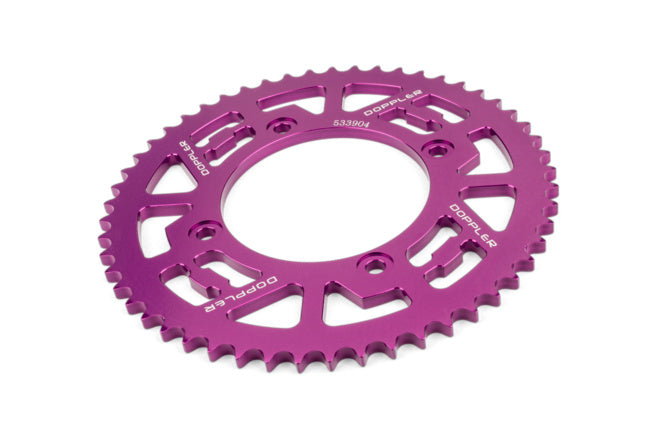 CGN533904 Corona 53 denti - 428 Doppler alluminio CNC viola Beta RR 50