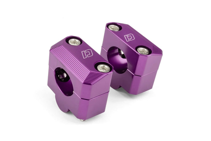 CGN533915 Fascette manubrio 28mm Doppler alu viola (x2)