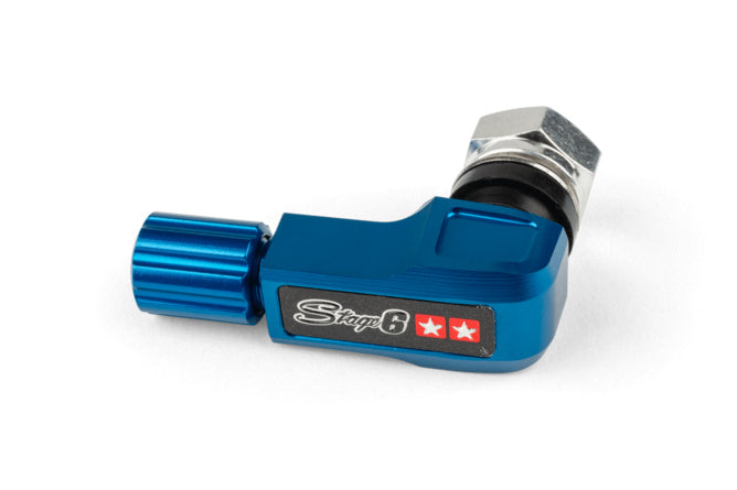 S6-151300/BL Valvola pneumatico 90° Stage6 blu
