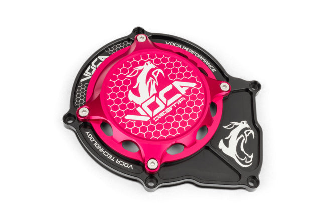 VCR-RD10188.COVER.2/PI Voca Alu CNC Pink AM6 Ignition Cover Cap