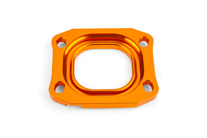 S6-3318831/OR Piastra collettore aspirazione Stage6 360° d.40mm AM6 / Derbi arancione - Billaricambi SRLS