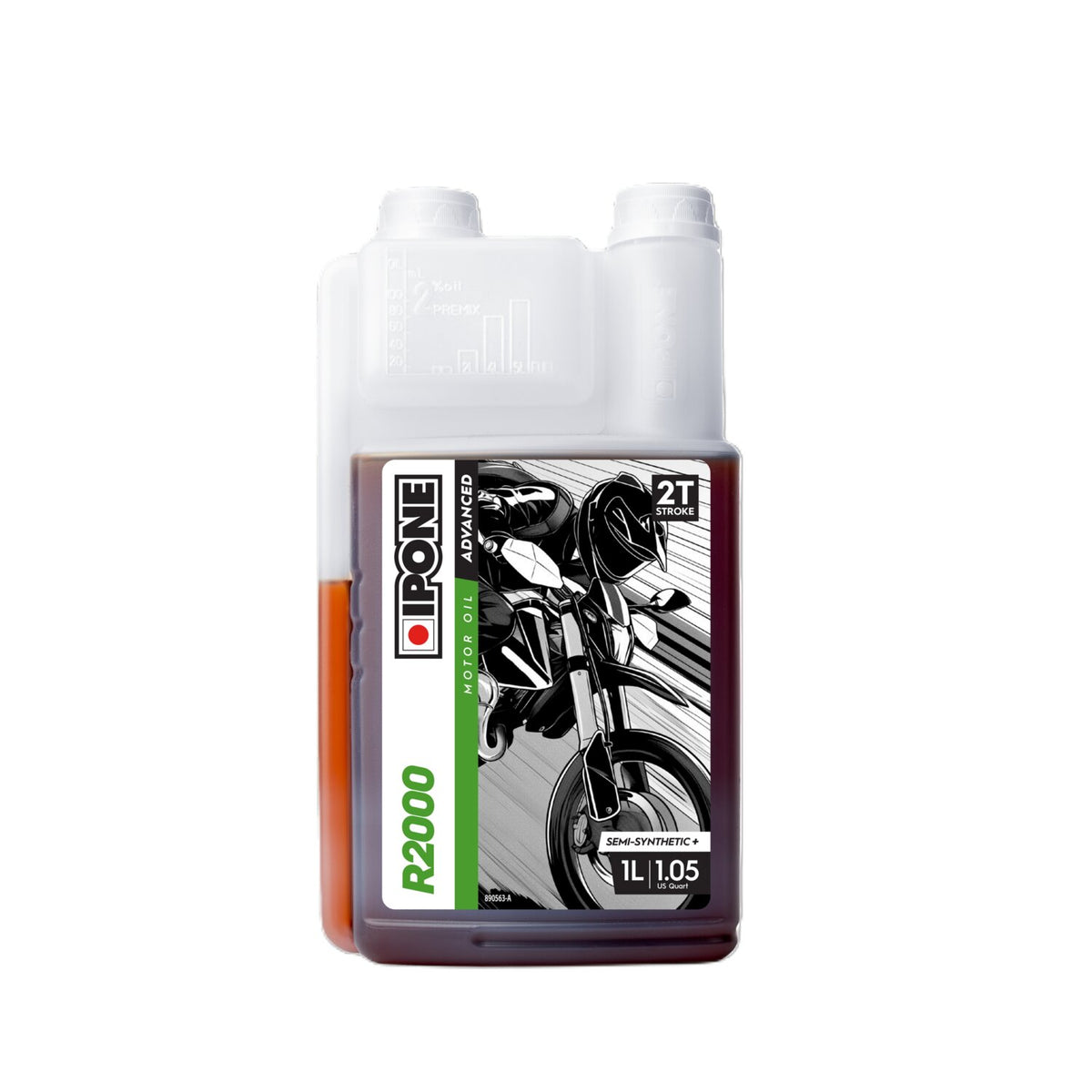 IP-801055 Olio 2T Ipone R2000 1L
