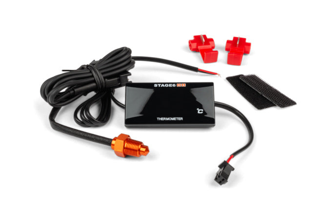 S6-4038/BK Indicatore temperatura digitale Stage6 Slimline