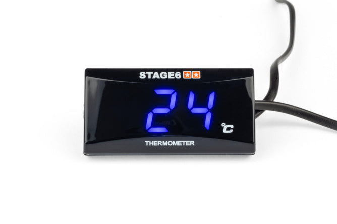 S6-4038/BK Indicatore temperatura digitale Stage6 Slimline