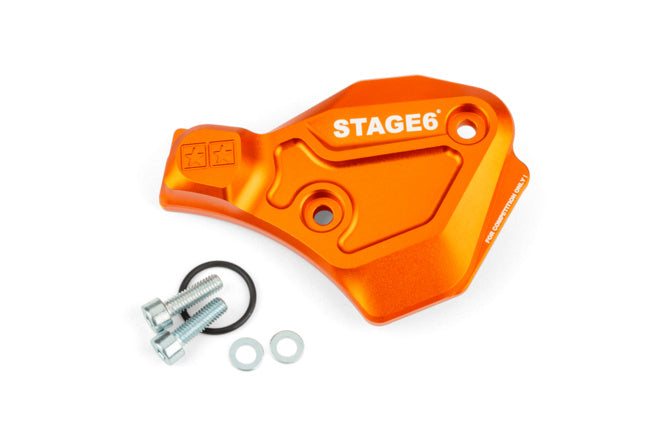 S6-SSP136/OR Coperchio pompa olio AM6 Stage6 Alu arancione