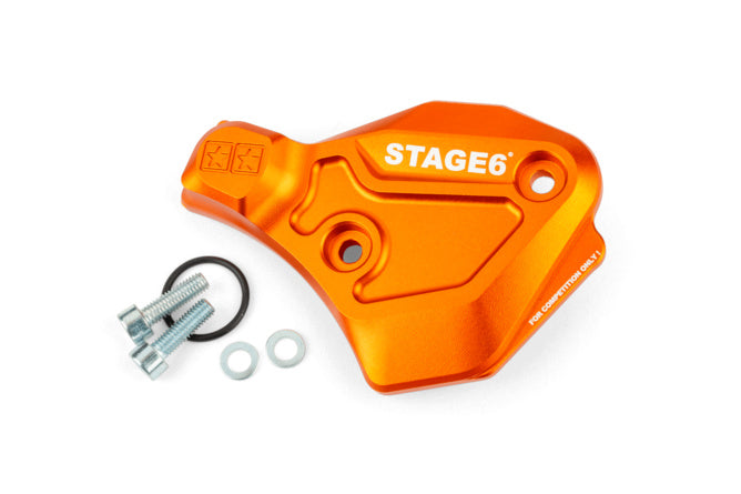 S6-SSP136/OR Coperchio pompa olio AM6 Stage6 Alu arancione