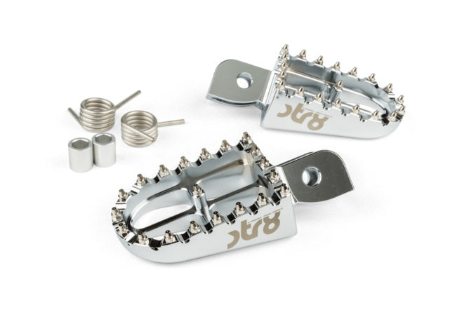 STR-220.24/SI Poggiapiedi STR8 MX Evo Beta RR 50 CNC Alluminio x2