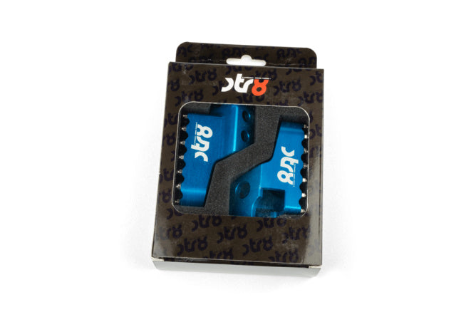 STR-220.26/BL Poggiapiedi STR8 MX Evo Sherco 50 CNC Blu x2