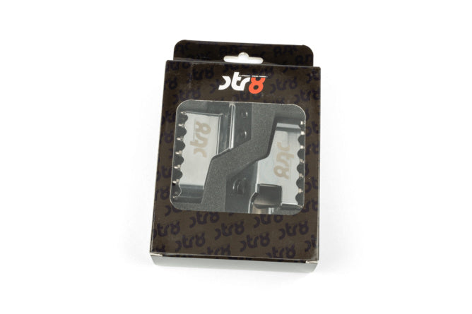 STR-220.26/SI Poggiapiedi STR8 MX Evo Sherco 50 CNC Alluminio x2