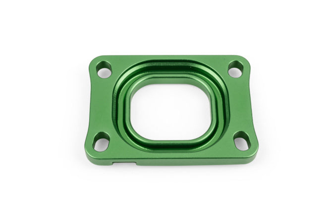 S6-3318830/GR Piastra collettore aspirazione Stage6 360° AM6 / Derbi verde - Billaricambi SRLS