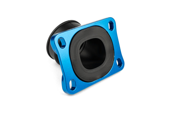 S6-3318835/BL Collettore aspirazione Stage6 360° AM6 / Derbi blu per PWK 19 - 28mm