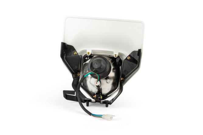 STR-599.26/WH Mascherina faro tipo Husqvarna bianco