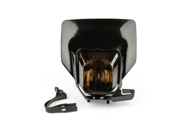 STR-599.29/BK Mascherina faro sfumato tipo Husqvarna nero