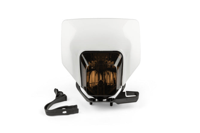 STR-599.29/WH Mascherina faro sfumato tipo Husqvarna bianco