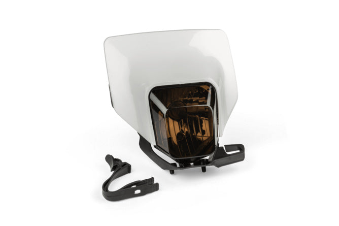 STR-599.29/WH Mascherina faro sfumato tipo Husqvarna bianco