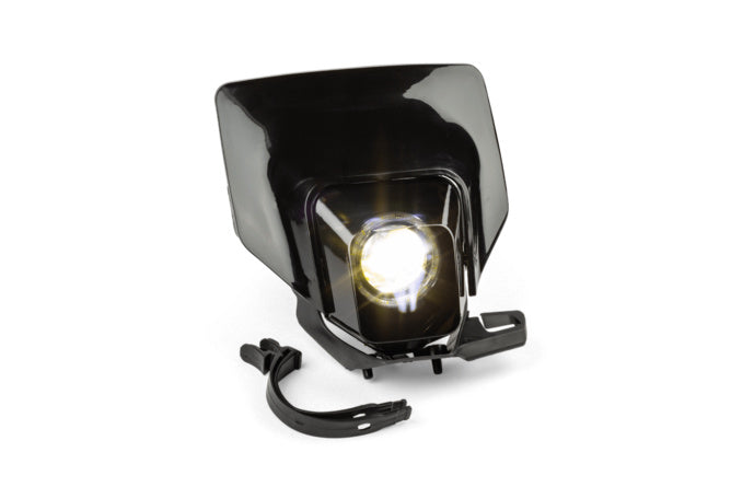 STR-599.30/BK Mascherina faro LED sfumato tipo Husqvarna nero