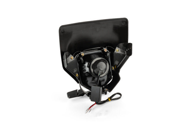 STR-599.30/BK Mascherina faro LED sfumato tipo Husqvarna nero