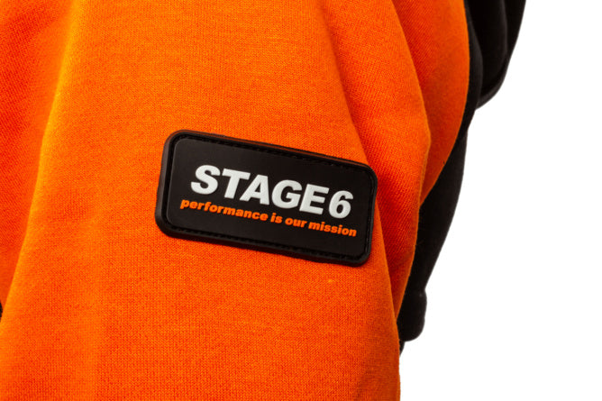 S6-09602/XL Maglione moto Stage6 Arancione XL